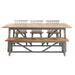 Nordic Grey Collection Dining Table - Lost Land Interiors