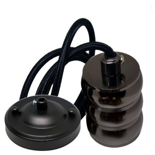 BlackVintage Industrial Lamp Light Bulb Holder Antique Retro Edison ES E27 Fitting~2952 - Lost Land Interiors