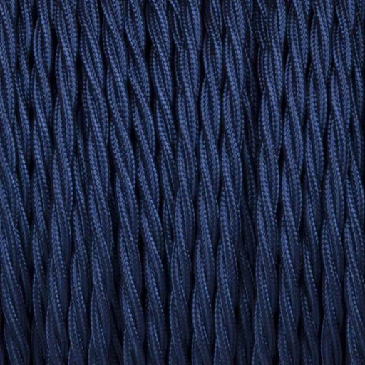 2 Core Twisted Electric Cable Dark Blue color fabric 0.75mm~3014 - Lost Land Interiors