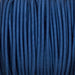 0.75mm 2 core Round Vintage Braided Dark Blue Fabric Covered Light Flex~3026 - Lost Land Interiors