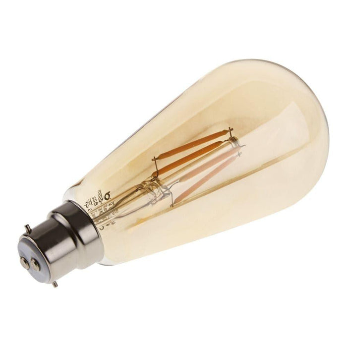 ST64 B22 4W Dimmable Retro Classic Filament LED Bulbs~3209 - Lost Land Interiors