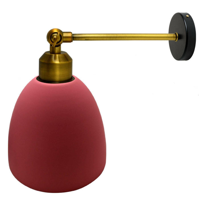 Modern pink colour creative personality Metal Wall Light Lamp Shades~2213 - Lost Land Interiors