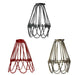 Water Lily Iron Wire Cage Lamp Industrial Lighting Decoration Shade~2909 - Lost Land Interiors