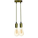 Ceiling Light Bulb Holder Pendant Light Metal E27 Light Bulb Holders for Living Room, Dining Room and Kitchen Island~1294 - Lost Land Interiors