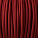 2 core Round Vintage Braided Fabric Burgundy Cable Flex 0.75mm~3246 - Lost Land Interiors