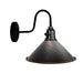 Rustic Red Colour Shade Metal Wall Light with switch Holder Brushed Effect~2523 - Lost Land Interiors