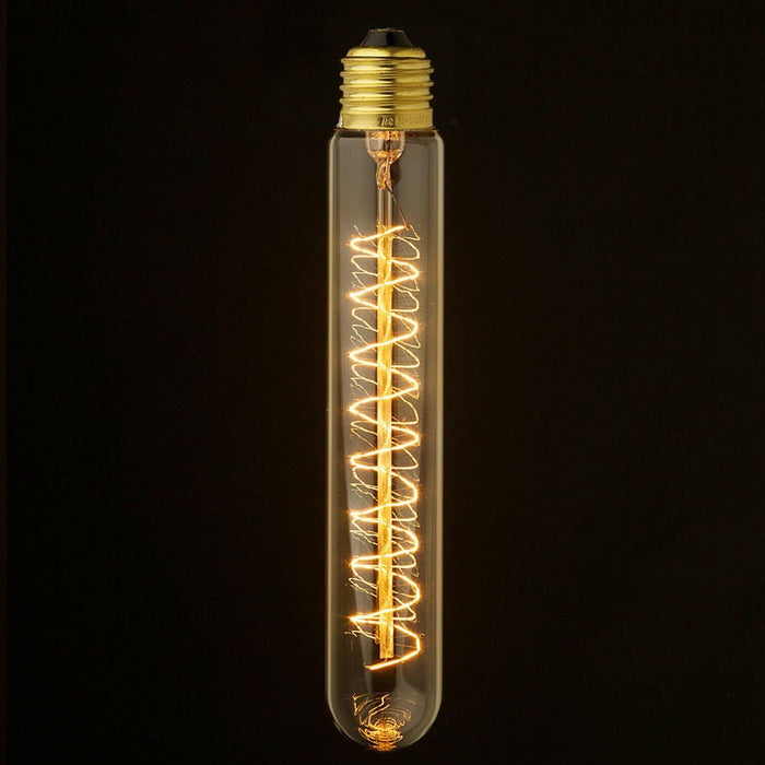 T185 E27 60W Antique Filament Spiral Lamp Light Bulb~1668 - Lost Land Interiors