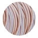 2 core Round Vintage Braided Fabric Rose Gold Coloured Cable Flex~3253 - Lost Land Interiors