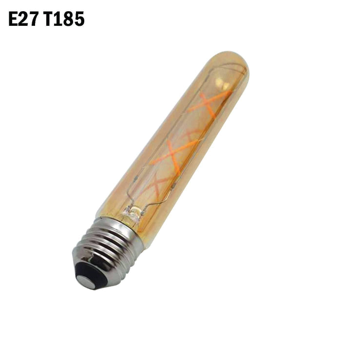 4W T185 E27 LED Non Dimmable Vintage Filament Light Bulb~3076 - Lost Land Interiors