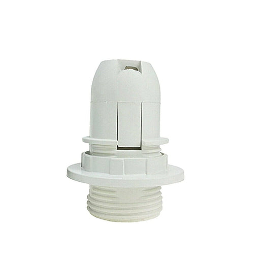 E14 Screw Lampshade Light holder Collar Ring Adaptor Bulb Holder White~1831 - Lost Land Interiors