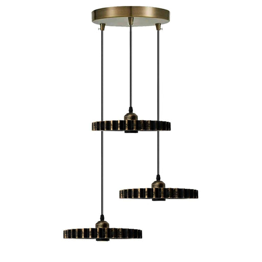 Retro Industrial Vintage Metal Pendant Light Shade Chandelier Ceiling Lamp Shade~1135 - Lost Land Interiors