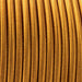 2 core Round Vintage Braided Fabric Gold Coloured Cable Flex 0.75mm~3256 - Lost Land Interiors