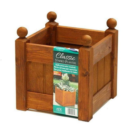 AFK Small Classic Planter - Beech Stain - Lost Land Interiors