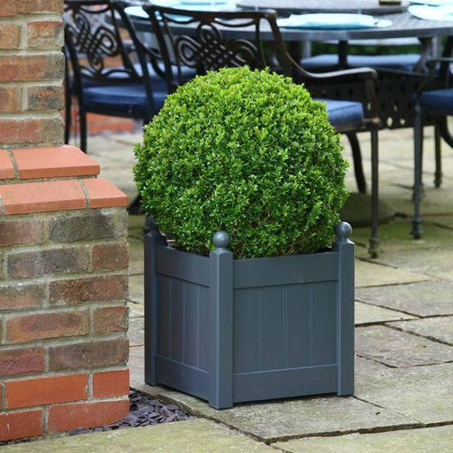 AFK Large Classic Painted Planter - Charcoal - Lost Land Interiors