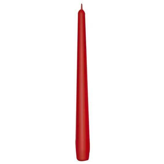 12 Red Taper Candles - Lost Land Interiors