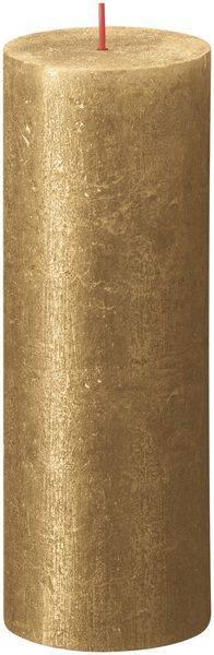 Gold Bolsius Rustic Shimmer Metallic Candle (190 x 68mm) - Lost Land Interiors