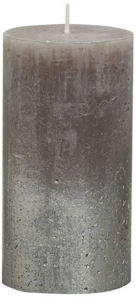 Bolsius Rustic Faded Champagne Taupe Metallic Candle (130mm x 68mm) - Lost Land Interiors