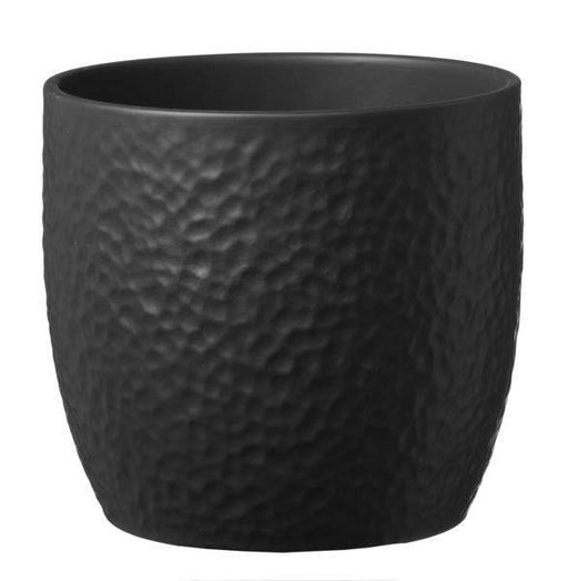 Boston Ceramic Pot Anthracite (21cm) - Lost Land Interiors