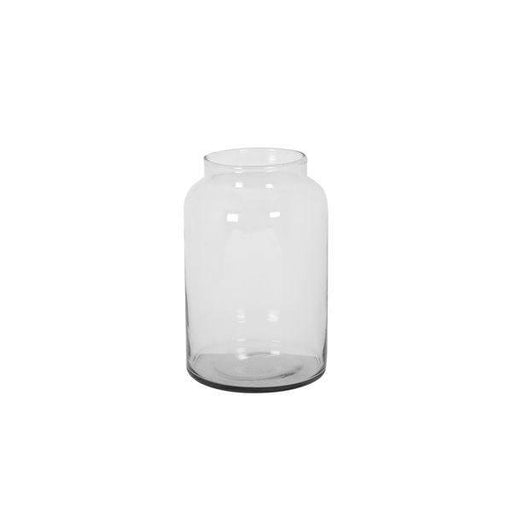 Eco Elegant Amphora Jar (20cm) Recycled Handmade Glass Vase Jar terrarium - Lost Land Interiors