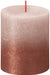Bolsius Rustic Faded Misty Pink Amber Metallic Candle (80 x 68mm) - Lost Land Interiors