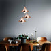 3 Head Industrial Metal Ceiling Colorful Pendant Shade Modern Hanging Retro Light Lamp ~ 3429 - Lost Land Interiors