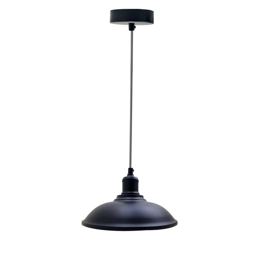 Metal Pendant Light Shade Black Retro Industrial Ceiling Lampshades Lighting Shades~1883 - Lost Land Interiors