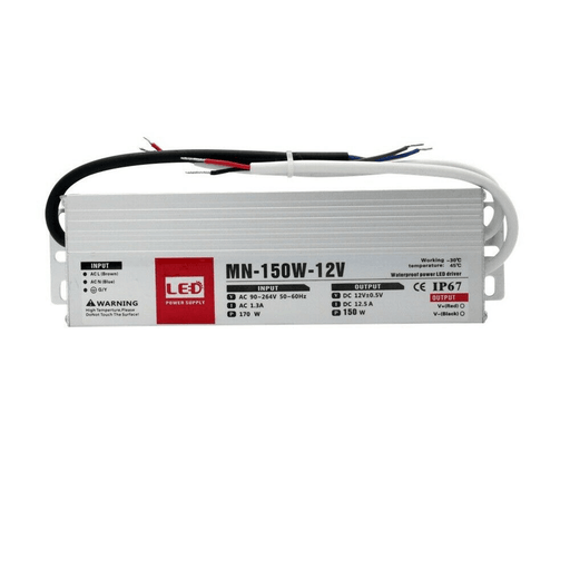 DC12V IP67 12.5A 150W Waterproof LED Driver Power Supply Transformer~3346 - Lost Land Interiors