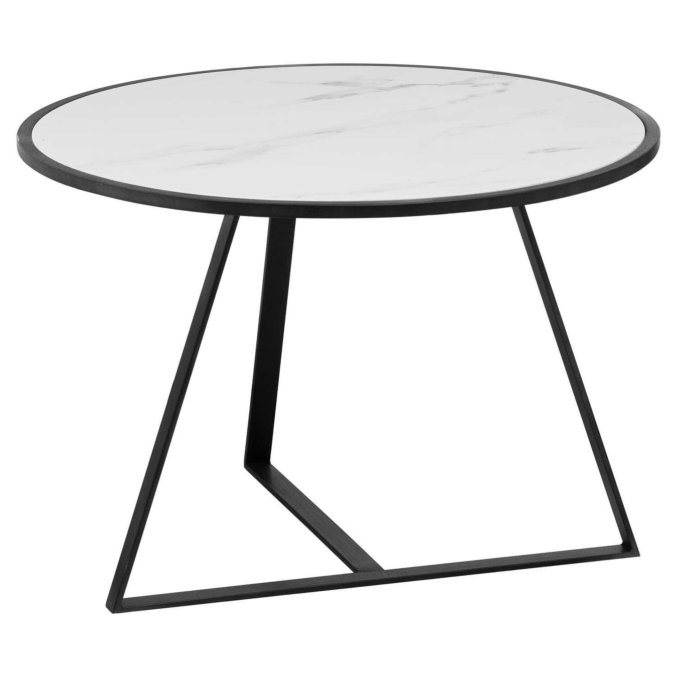 Grey And Marble Low Side Coffee Table - Lost Land Interiors