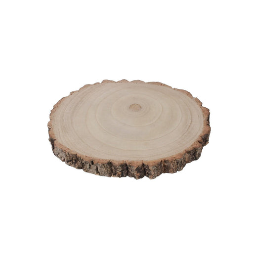 Oval Wood Slice (28x23cm) Natural Wood Slices Cake Stand. Event Decoration - Lost Land Interiors