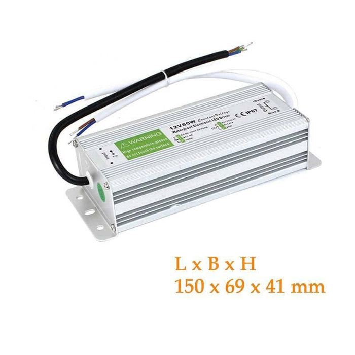 DC12V IP67 80W Waterproof LED Driver Power Supply Transformer~3374 - Lost Land Interiors