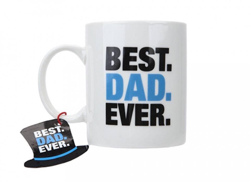 11oz Best Dad Ever Mug With Hang Tag - Lost Land Interiors