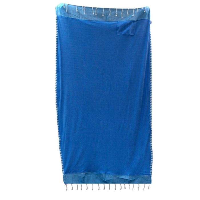 Cotton Pario Towel - 100x180 cm - Sky Blue - Lost Land Interiors