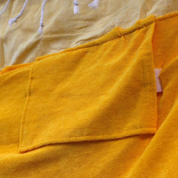 Cotton Pario Towel - 100x180 cm - Sunny Yellow - Lost Land Interiors