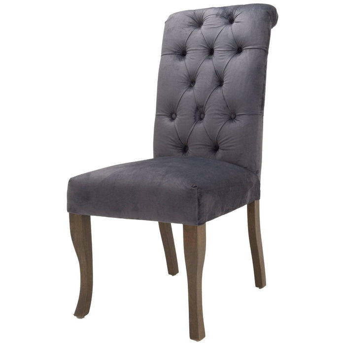 Knightsbridge Roll Top Dining Chair - Lost Land Interiors