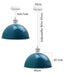 4 Pack Vintage Industrial Ceiling Pendant Light Retro Loft Style Metal Shade Lamp~3576 - Lost Land Interiors