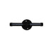 LEDSone Industrial Iron Black Towel Rail Hanging Holder 20mm Pipe Fitting Hanger~3560 - Lost Land Interiors