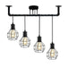 LEDSone Industrial Vintage 4  Head Ceiling Lights Metal Pipe Retro Loft Pendant Lamps~3558 - Lost Land Interiors
