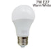 7W E27 Light Bulb Energy Saving Lamp Warm White Globe~1371 - Lost Land Interiors