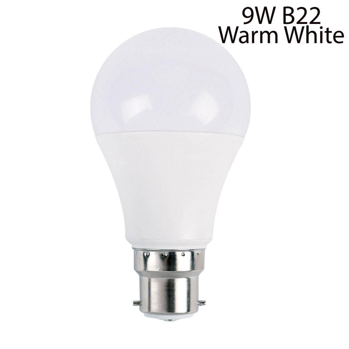 9W B22 Light Bulb Energy Saving Lamp Warm White Globe~1372 - Lost Land Interiors