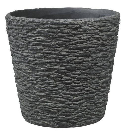Dayton Ceramic Pot Slate Black (16cm) - Lost Land Interiors