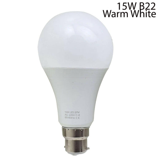 15W B22 Light Bulb Energy Saving Lamp Warm White Globe~1376 - Lost Land Interiors