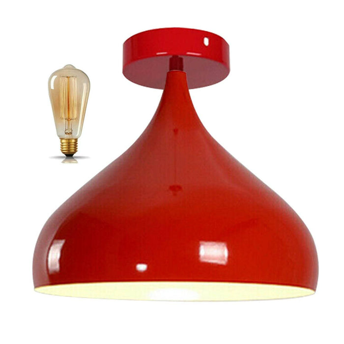 Vintage Industrial Flush Mount Ceiling Lampshade Mosque Shape Lamp Shade For Bedroom, Coffee Shop, Bar, Club~1272 - Lost Land Interiors
