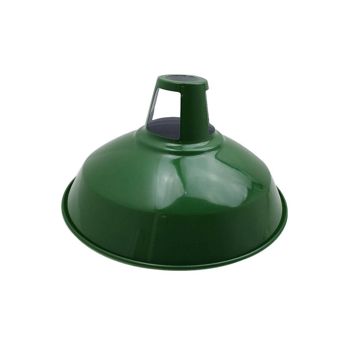 Modern Green Colour Lampshade Industrial Retro Style Metal Ceiling Pendant Lightshade~2556 - Lost Land Interiors
