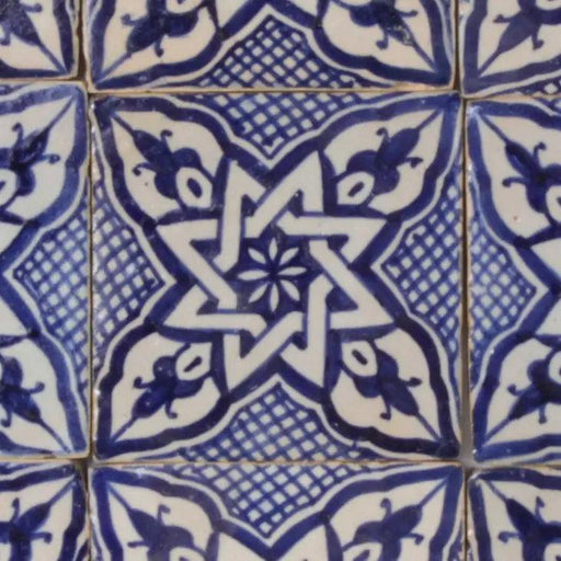 Hand painted Morocco Tiles Ceramic Wall Tile Daya - Lost Land Interiors
