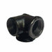 3/4 BSP MALLEABLE iron pipe BLACK Painted STEAM PUNK Cast Iron pipe fitting~3611 - Lost Land Interiors