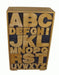 Wooden Alphabet Cabinet 54 x 26 x 89cm - Lost Land Interiors