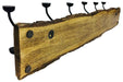 Distressed Wooden Hanger With 6 Hooks 97.5cm - Lost Land Interiors