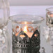 Flared Baroque Clear Tealight Holder - Lost Land Interiors