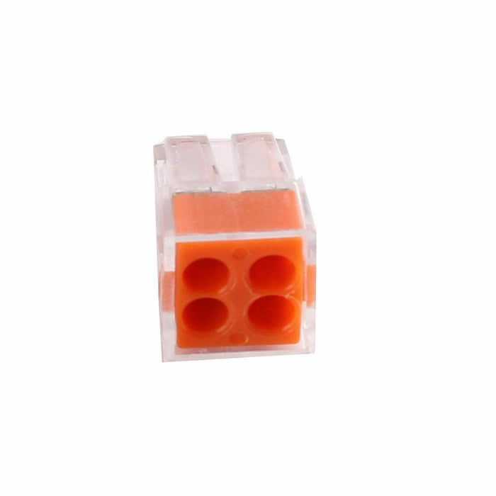 4 Way Connector Wire Pole Push Reusable Terminal Block Electric Cable~2040 - Lost Land Interiors