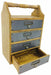 Solid Wood Cabinet With 4 Drawers 38cm - Lost Land Interiors